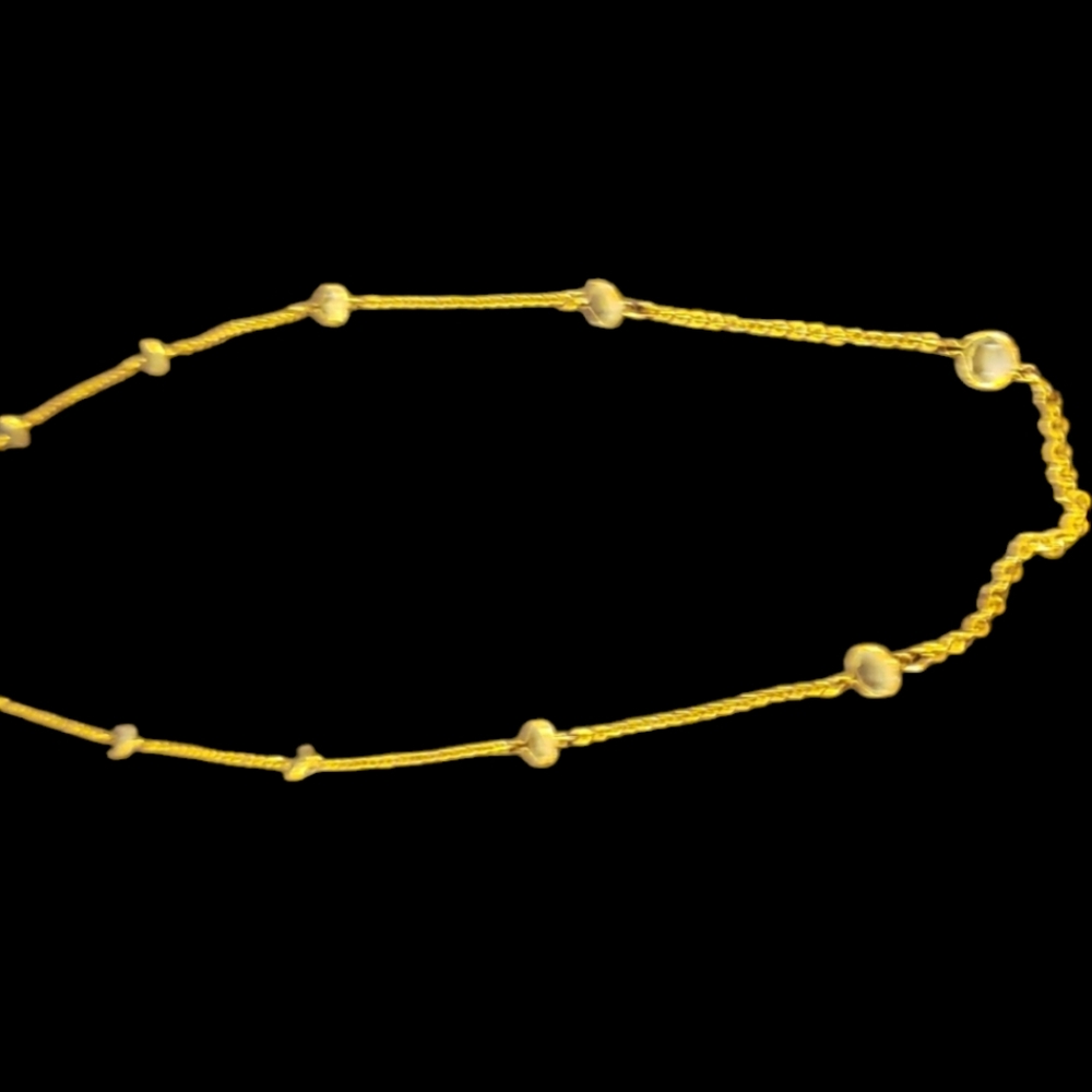 Beaded jewel necklace